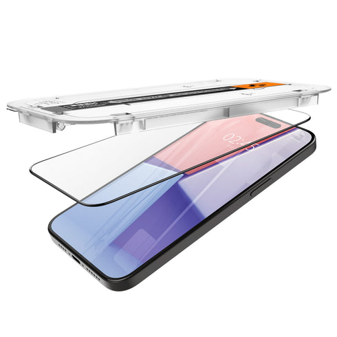 Spigen iPhone 15 Series Screen Protector Glas.tR EZ Fit HD Full Cover